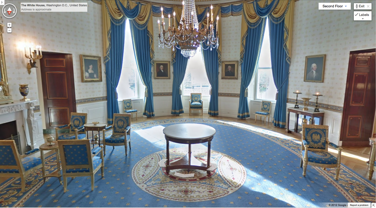 صور : يمكنك التجول داخل البيت الأبيض .. مع خرائط قوقل