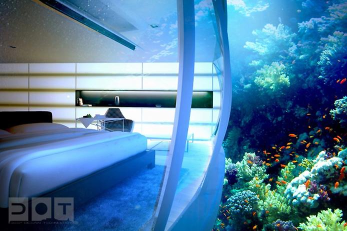 فندق فى دبي تحت الماء / فندق تحت الماء