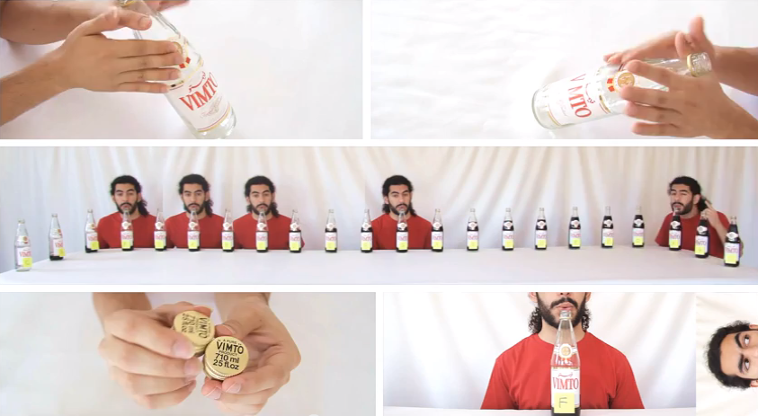 فيديو : علاء وردي يعزف اغنية فيمتو بزجاجات فيمتو فقط !