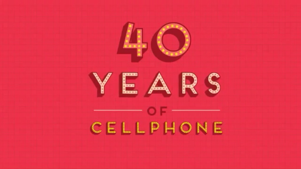 فيديو : تاريخ الهواتف النقالة خلال 40 عام في أقل من دقيقة ونصف
